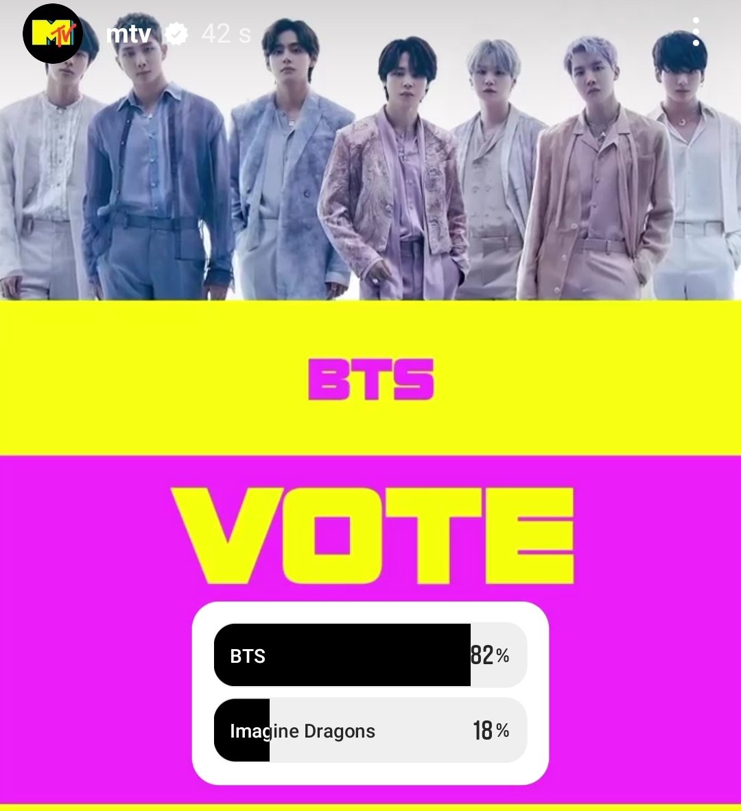 01Btsxarmy's tweet photo. #VMAs ROUND 2 VOTING STARTS NOW! 

Cast your votes for BTS now 🏃‍♀️🏃‍♂️

🗳️: https://t.co/IRYVKUiDZR https://t.co/wPtQAEEVIX