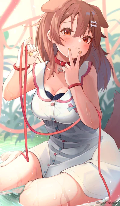 キャンバスサイズと気になった箇所の色味をちょいと変更ぱっと見の印象はこっちのがいんじゃないかなー?#できたてころね 