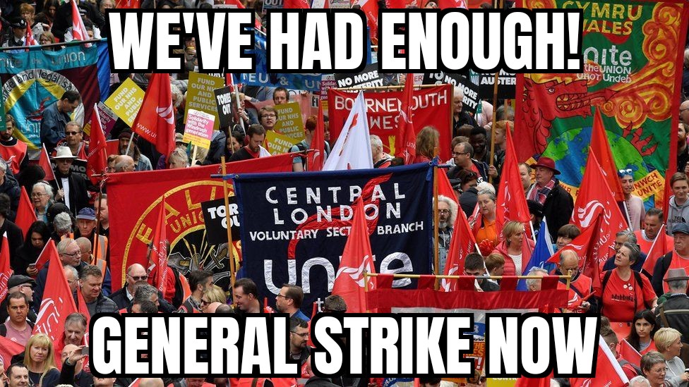 CardinalBiggle2's tweet photo. #OntoTheStreets
#GeneralStrikeNow 
#FBPE 
#TorySewageParty 
@The_TUC https://t.co/DGys5eQ0gw