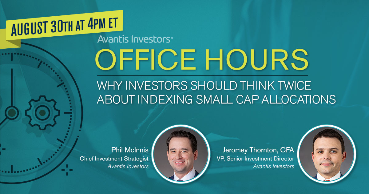 avantisinvestor's tweet photo. Assets tracking the three most widely-followed U.S. #SmallCap index families exceed $400 billion. While popular, these approaches can come with costs not captured in #ExpenseRatios. Join us to learn more: https://t.co/YYceiWzdEE. https://t.co/khHlK6VLp7