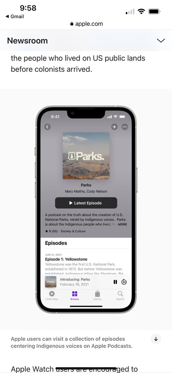 Marycatmathis's tweet photo. our podcast @parkspod was featured on Apple yesterday! pretty cool :) https://t.co/Hh6OKFkYdY