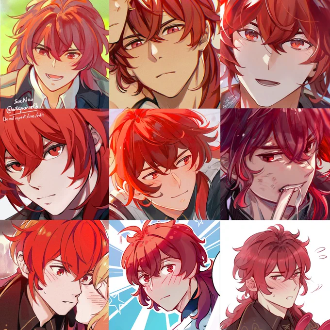 #faceyourart but its my (inconsistent) diluc  