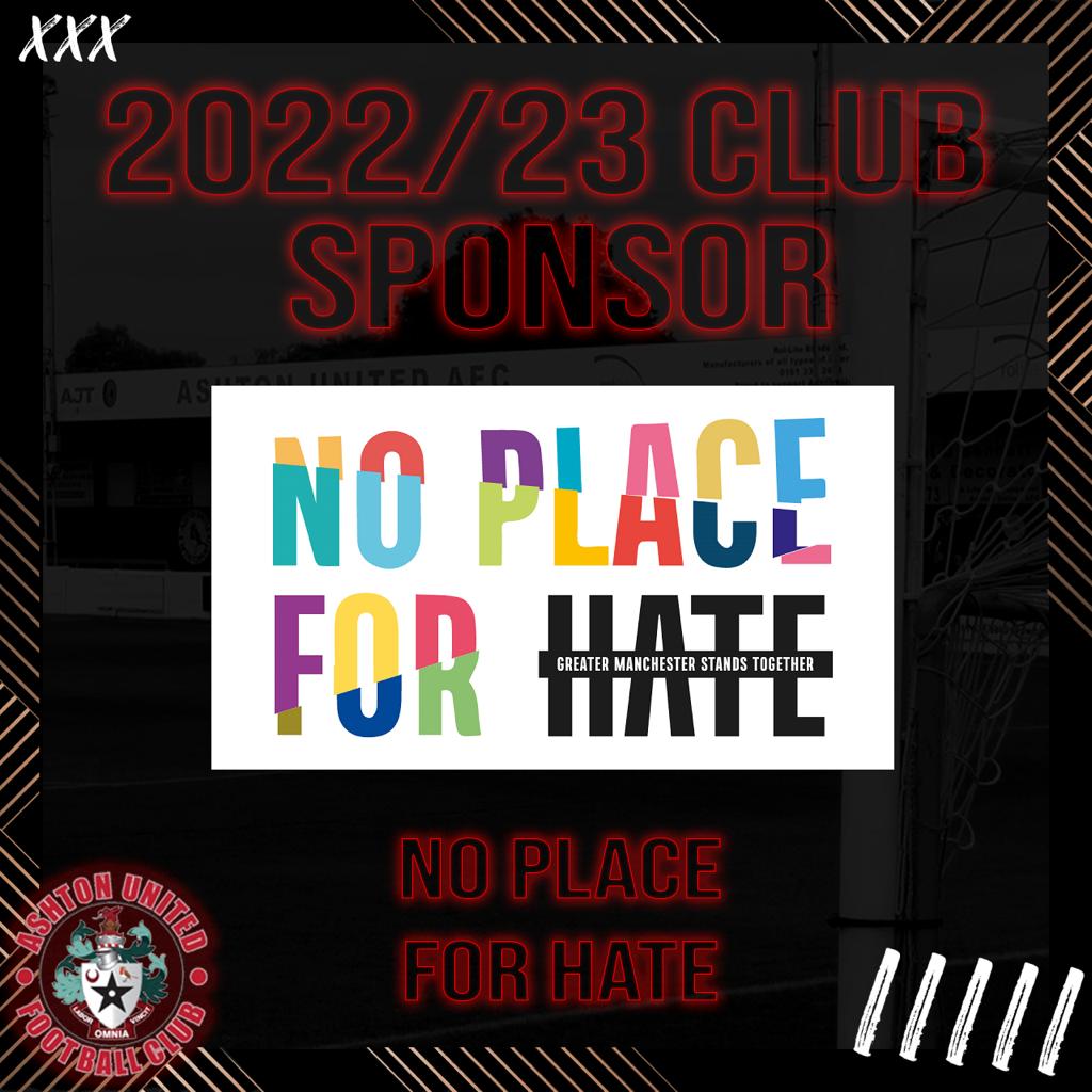 AshtonUnitedFC's tweet photo. @RyderandDutton @glossopcaravans @MEC__Ltd 𝐂𝐋𝐔𝐁 𝐒𝐏𝐎𝐍𝐒𝐎𝐑𝐒 𝟐𝟎𝟐𝟐/𝟐𝟑
A big thank you to our club sponsors @TamesideCouncil's Hate Crime partnership. We support their drive to have a more inclusive borough that we live in.
https://t.co/jwbOO5HaKW
#LetsEndHateCrime #aufc #oneclub https://t.co/Sq1mkIkHI5