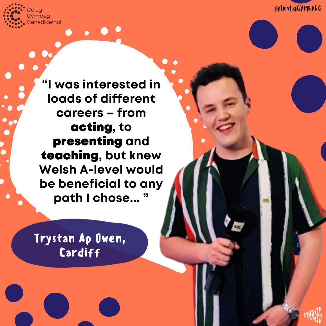 Thinking about studying #WelshALevel? Here's a few of the advantages from people who've been studying over the last few years.

#CymraegLefelA #WelshALevel #Cymraeg #Welsh #AstudioCymraeg #canlyniadaucymru #resultswales #TGAU #GCSE

@CymraegCCC @dyddyfodoldi