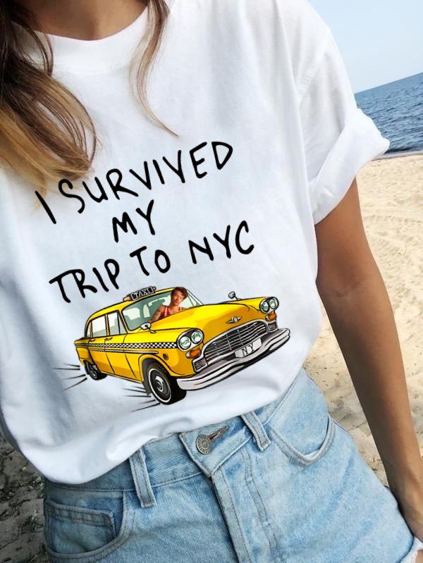HarryStylesPal's tweet photo. I survived my trip to nyc shirt BUT HARRY IS THE TAXI DRIVER 😂 https://t.co/uOuNjFKt63