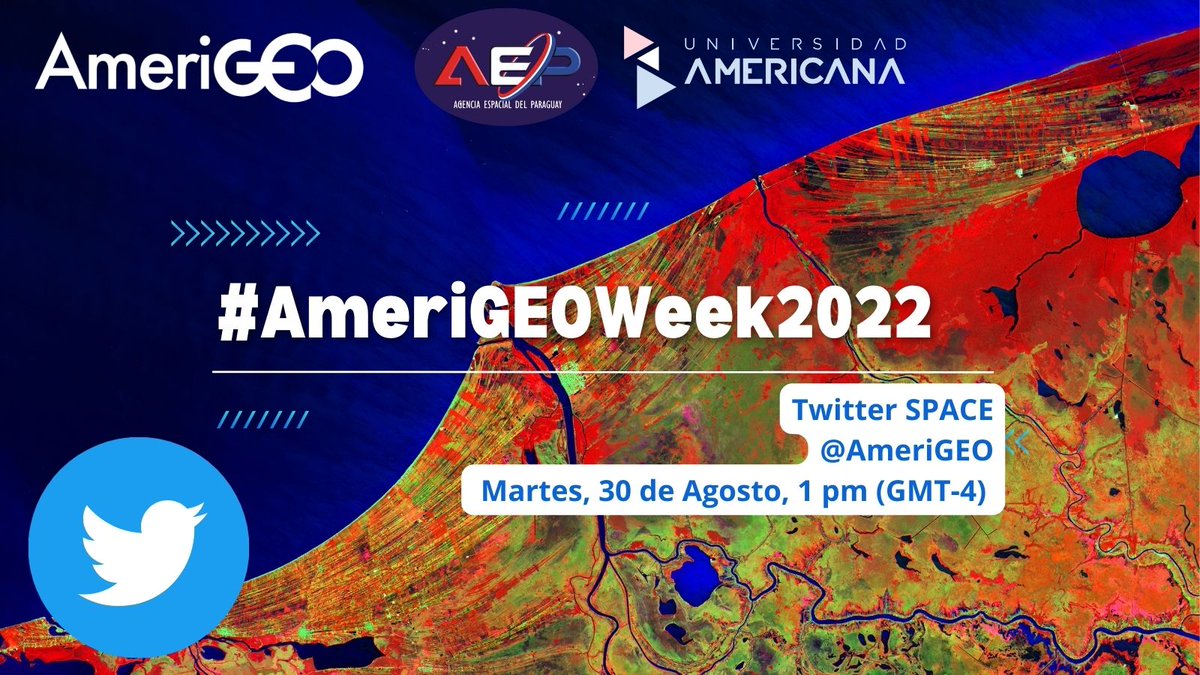rafaelmongecr's tweet photo. El próximo martes @AmeriGEO está organizando este  #space para dar a conocer más detalles sobre los resultados y el impacto de #AmeriGEOWeek2022. ¡Cordialmente invitad@s a acompañarnos!
@GEOSEC2025 @AEP_News @uamericana @sg_sica @CRMinae
#Migrationinfocus #eo4impact #eochat 🛰️🌎 https://t.co/JA3VssMEJ1