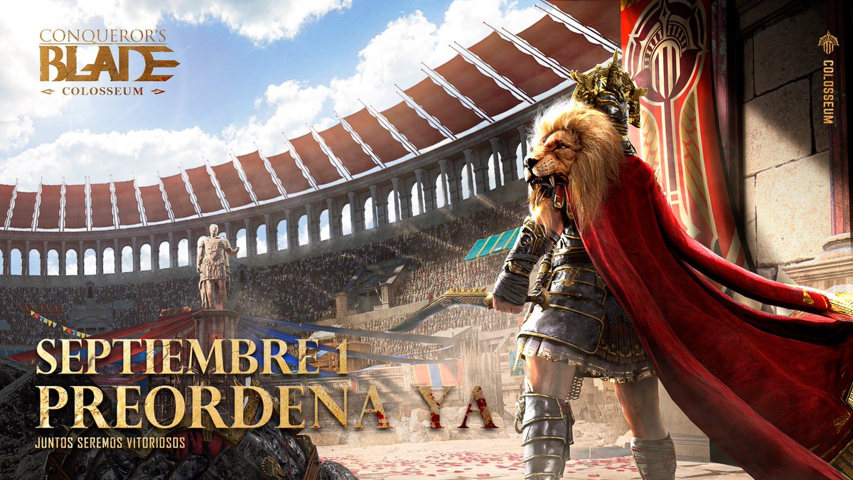 ConqBlade_LATAM's tweet photo. ¡Pre ordena ya! #colosseum #conquerorsblade #victoria #victorious #rome #gladiator #preorder https://t.co/Xn8NgdaqFU
