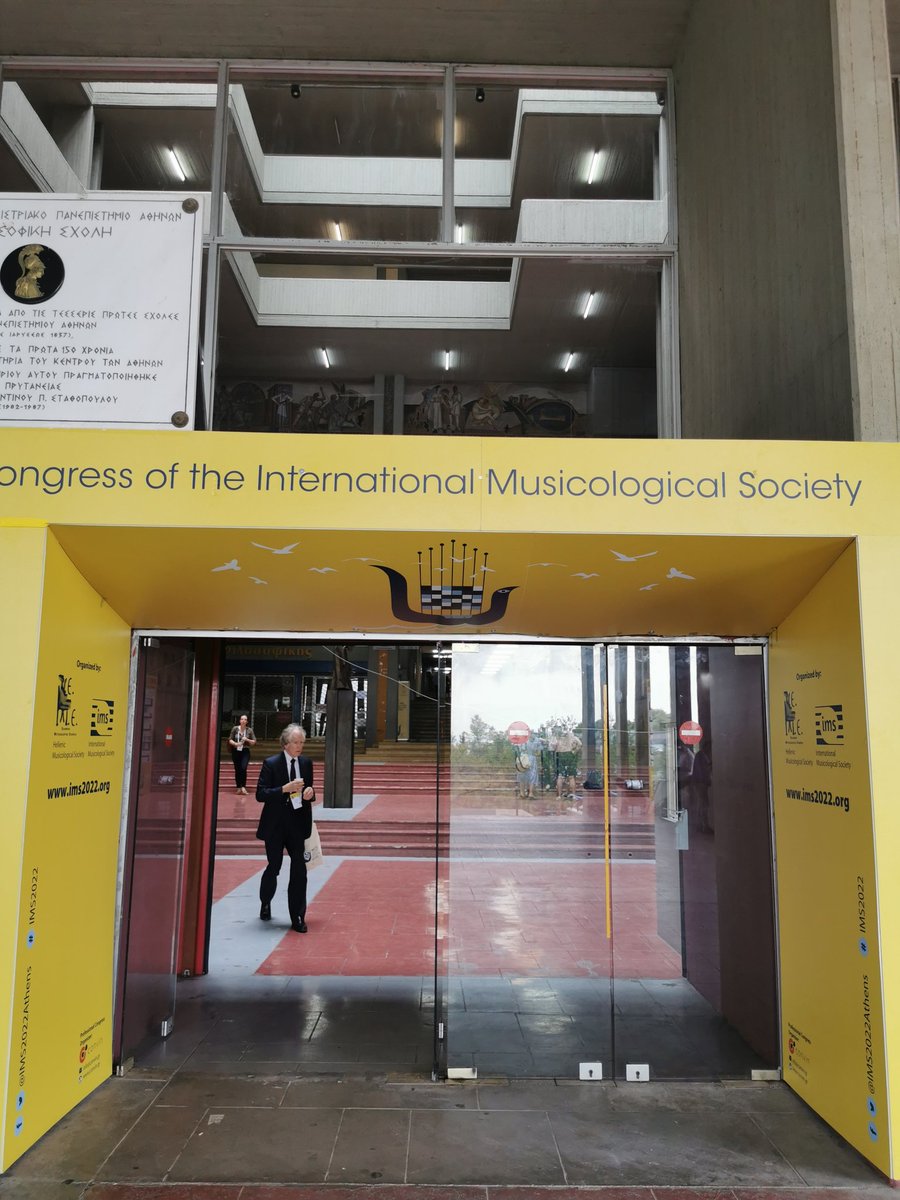 IMS2022Athens's tweet photo. #IMS2022 DAY 2!
@IMSmusicology https://t.co/QhECfkAqBx