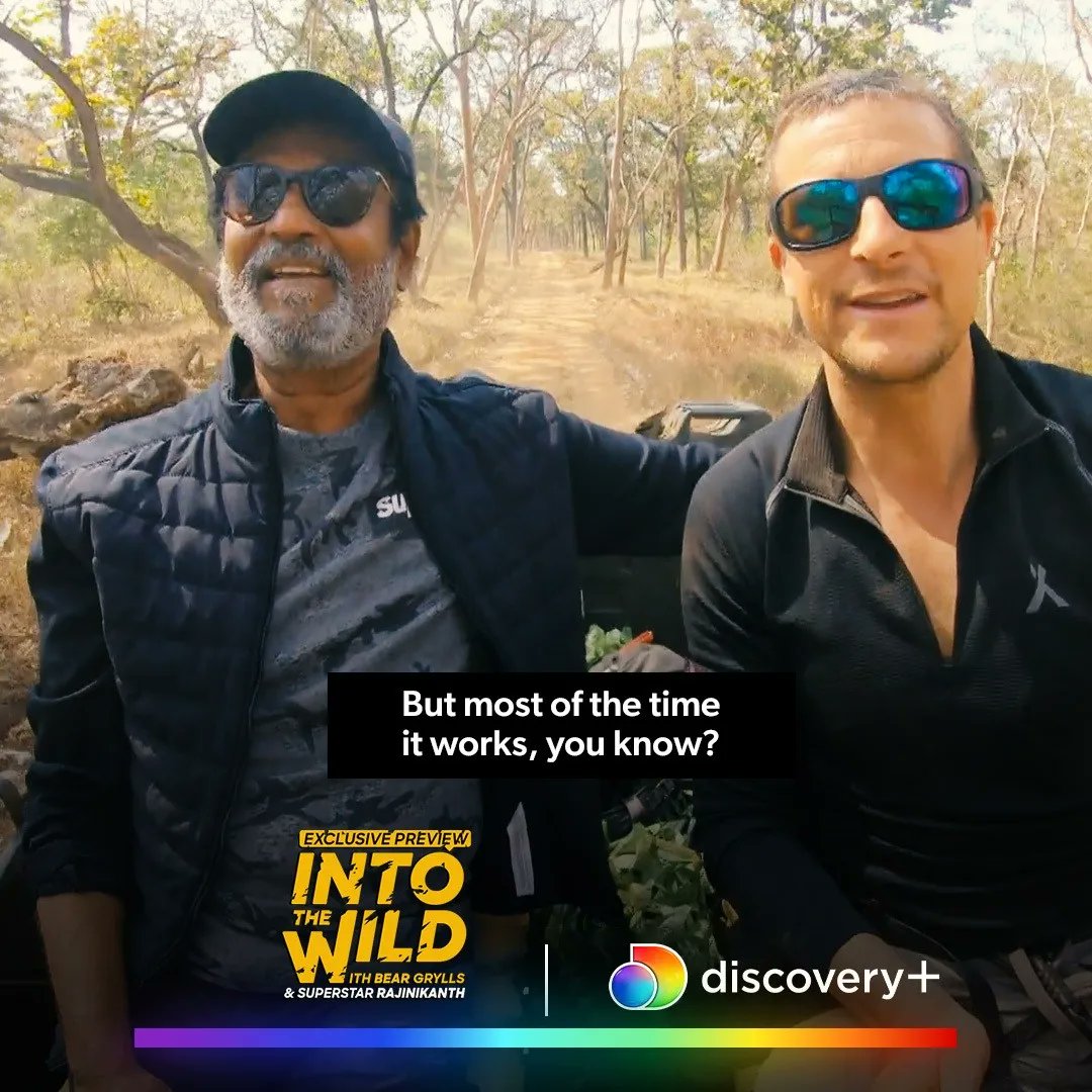 Superstar's got all the right questions!
#discoveryplus #ManvsWild #IntoTheWild #Superstar @rajinikanth @BearGrylls