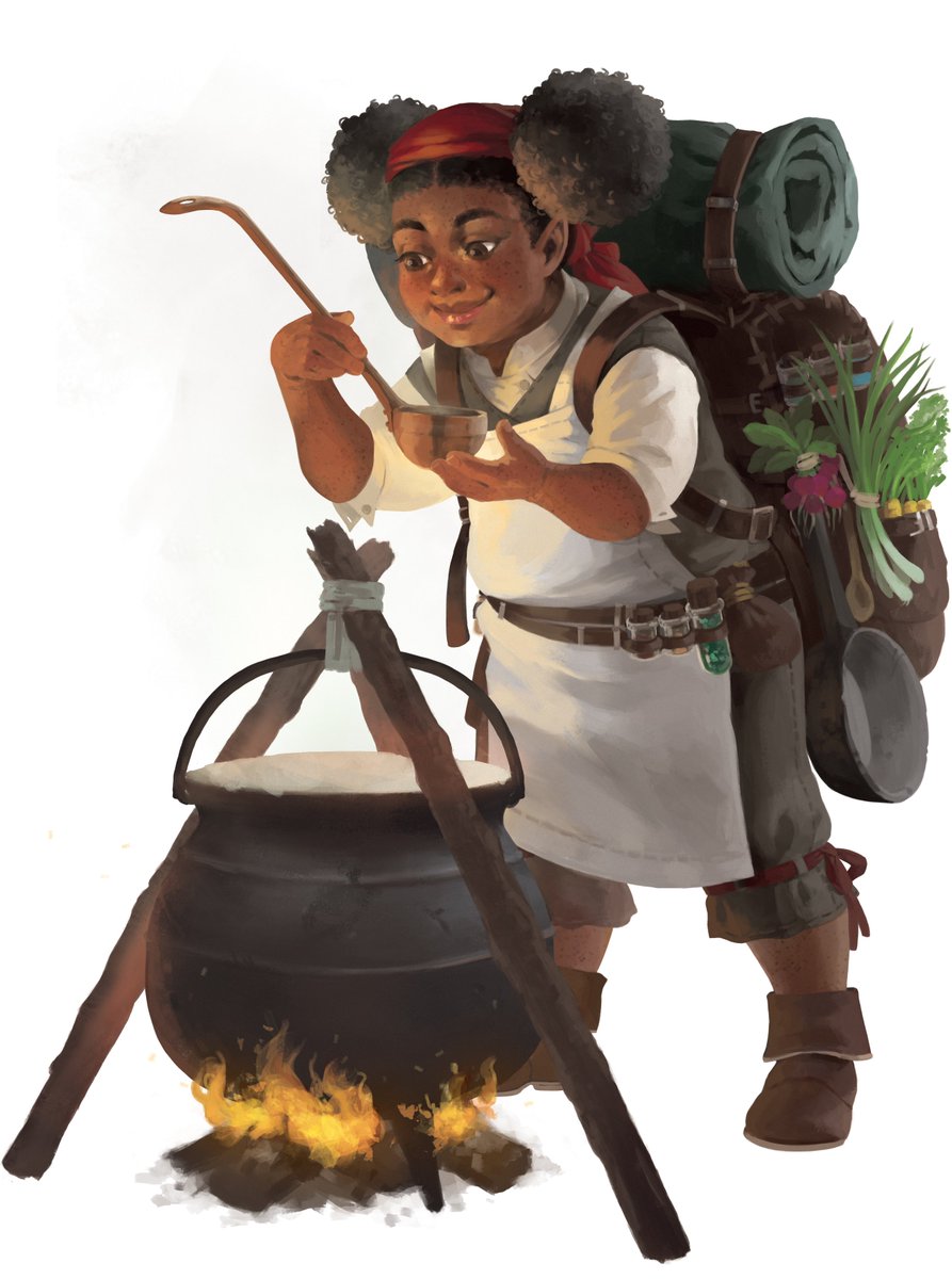 FantasyFeasting's tweet photo. We're one week from the finish line! Our amazing team of writers and artists are chomping at the bit to get started on this book, and we need your help to see it through.

(Art: "Julienne" by @LauraGalliArt) https://t.co/vWJ9yvffcE