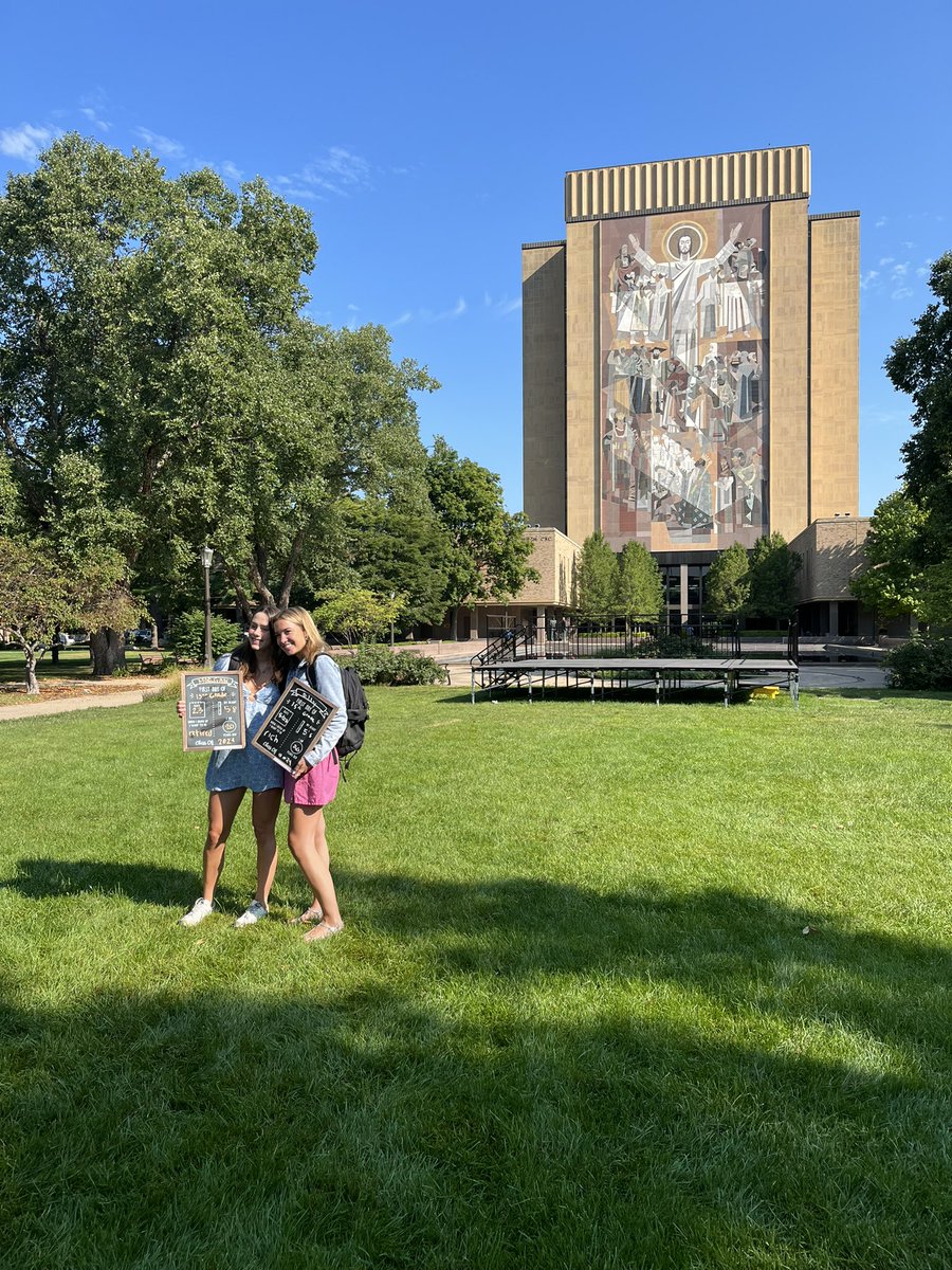 MikeatACE's tweet photo. Great morning celebrating the First Day of School @NotreDame! Best responses to, “What do you want to be when you get older?”

(1) Kind❤️
(2) Teacher👨‍🏫
(3) Taller 😂 https://t.co/9xwSGyZAg7