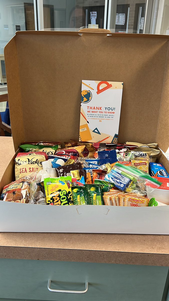 Murry Fly appreciates the treats and support from Stonegate!!!!!!!