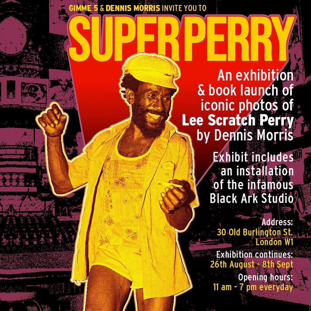 _DennisMorris's tweet photo. Come and celebrate with us the genius of #Reggae #Legend @ScratchLee #SuperPerry exhibition and book launch - 26th august till 8th of September - 30 Old Burlington street, London, W1 - #LeeScratchPerry photo by #DennisMorris https://t.co/Zsrwd9M6eU