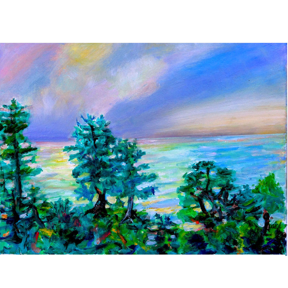 NCalef's tweet photo. "Sunset Over Buckhorn Cove" oil on canvas, 12" x 16"
https://t.co/BKZV2TyWZE https://t.co/rDZ19s1Qf6