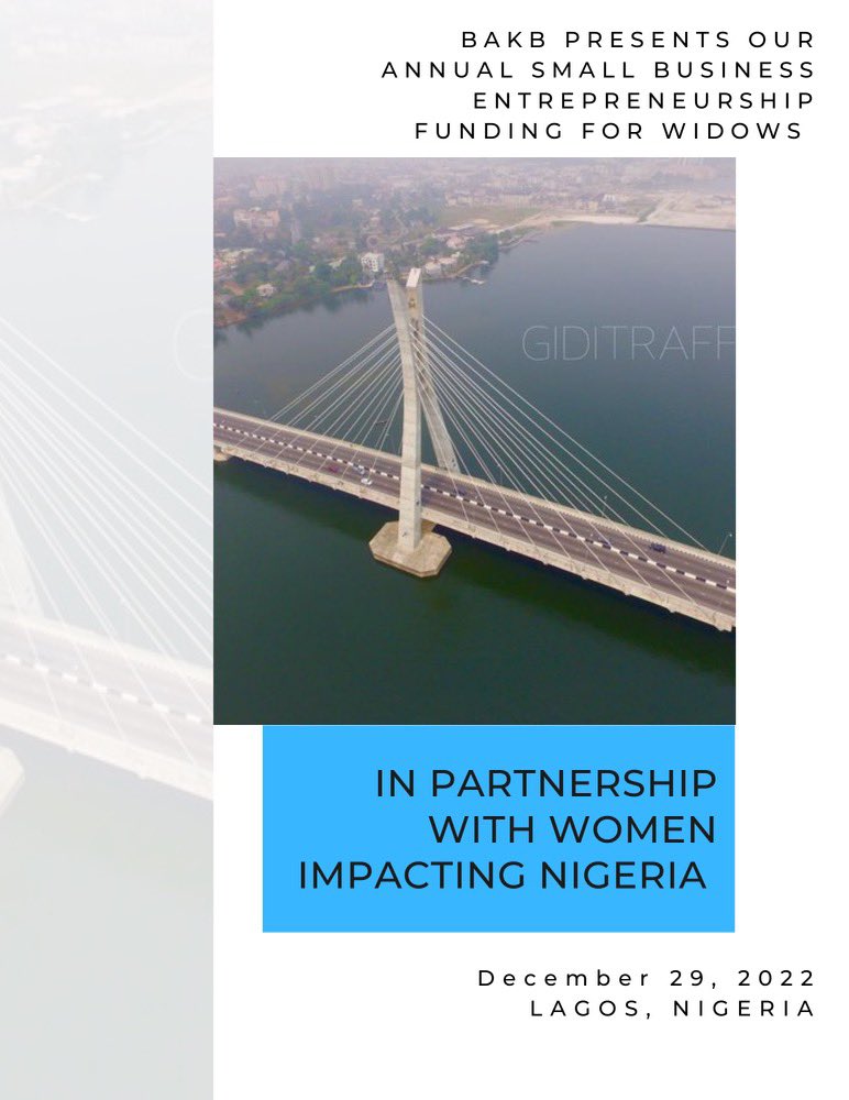 bakbfoundation's tweet photo. This year, we’ve gotten creative and partnered with Women Impacting Nigeria @womenimpactingnigeria to provide funding to widows who are artisans.

To encourage an artisan to visit  https://t.co/83oSbHdRXA https://t.co/XDhtX9dyoU