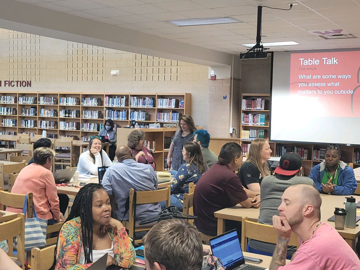 BethHKeefer's tweet photo. So excited to collaborate with @WCPSSData to build our capacity with effective assessments. Our @WakefieldHS PLCs beginning rich conversations. https://t.co/LYd4MbWlJm