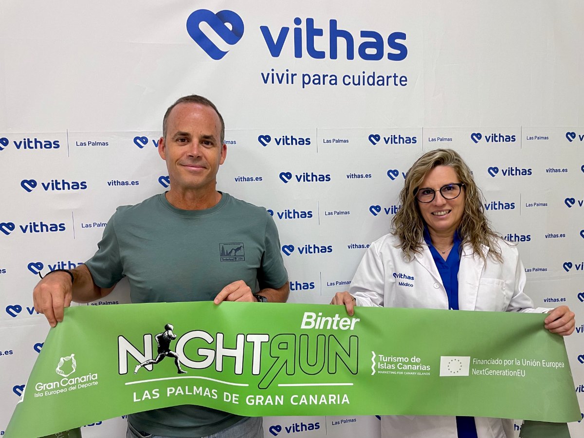 🌃🏃 <a href="/Vithas/">Vithas Hospitales</a> Las Palmas repite como partner sanitario de la Binter @NightRun2021, organizada por <a href="/vivedgeventos/">DG Eventos</a>.

🖥️ Lee la noticia completa: my.mtr.cool/lzecbrbqwl