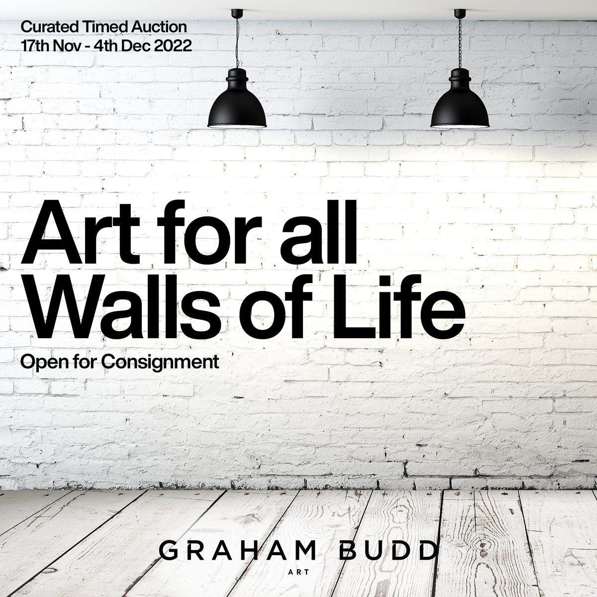 buddsauctions's tweet image. Graham Budd Art is proud to present our next auction, Art For All Walls of Life, running as a timed sale from 17th November to 4th December.

For this auction, we are looking to consign art to fit all tastes and budgets. Email kevin@grahambuddauctions.co.uk to request a valution.