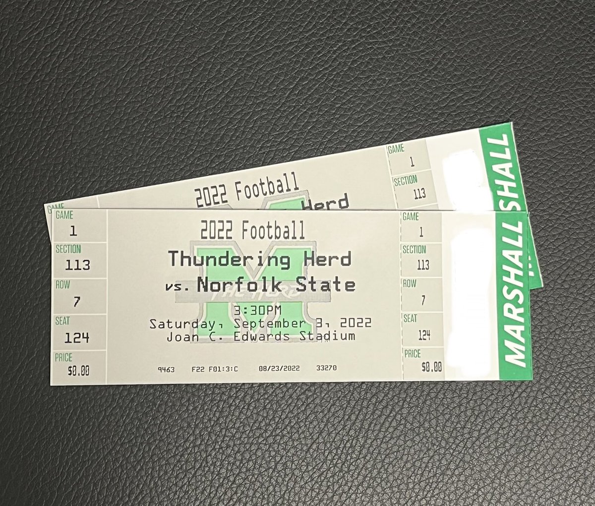 HerdHospitality's tweet photo. It is #HerdTicketTuesday!

RETWEET this tweet for your chance to win these two tickets for the opening football game of the season, Marshall vs. Norfolk State! 

Kick-off is scheduled for next Saturday Sept. 3 at 3:30PM.

Must be FOLLOWING us to win!

See you there! https://t.co/ylvtlVK5fP