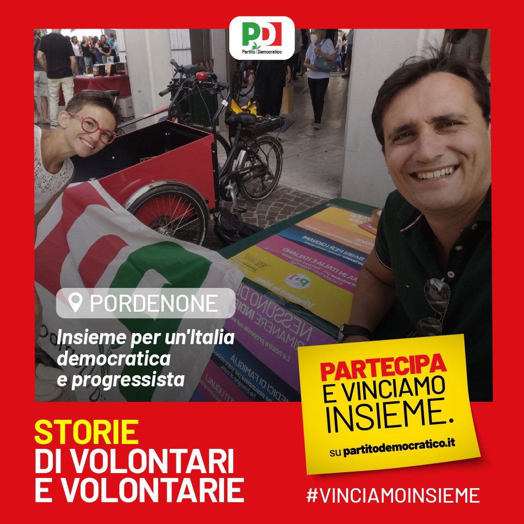 pdnetwork's tweet photo. “Quando il gioco si fa duro, i duri iniziano a giocare. Nelle strade, tra la gente, per parlare di un Paese europeista, ambientalista e inclusivo. Noi volontarie e #volontariPD partiamo da qui per l’Italia che vogliamo, l’Italia che meritiamo” 👉🏻 https://t.co/UdpvzXXF90 https://t.co/CvDIrYDzoo