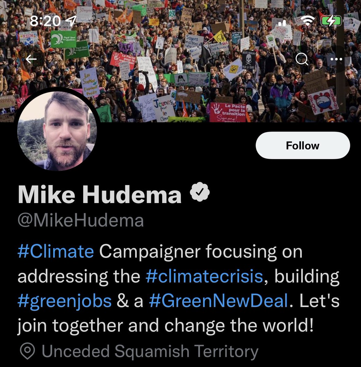 EcoKidGroup's tweet photo. @MikeHudema is one of our fave adults on @twitter talking about solutions and a sustainable future #ClimateAction #actonclimate https://t.co/4GFtima4cJ