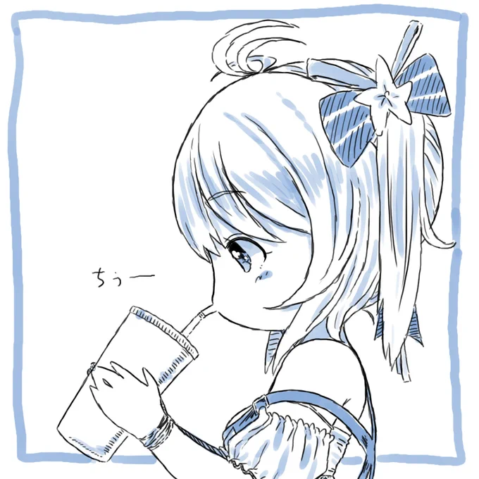#SiroArt 
バケツコーラ。 