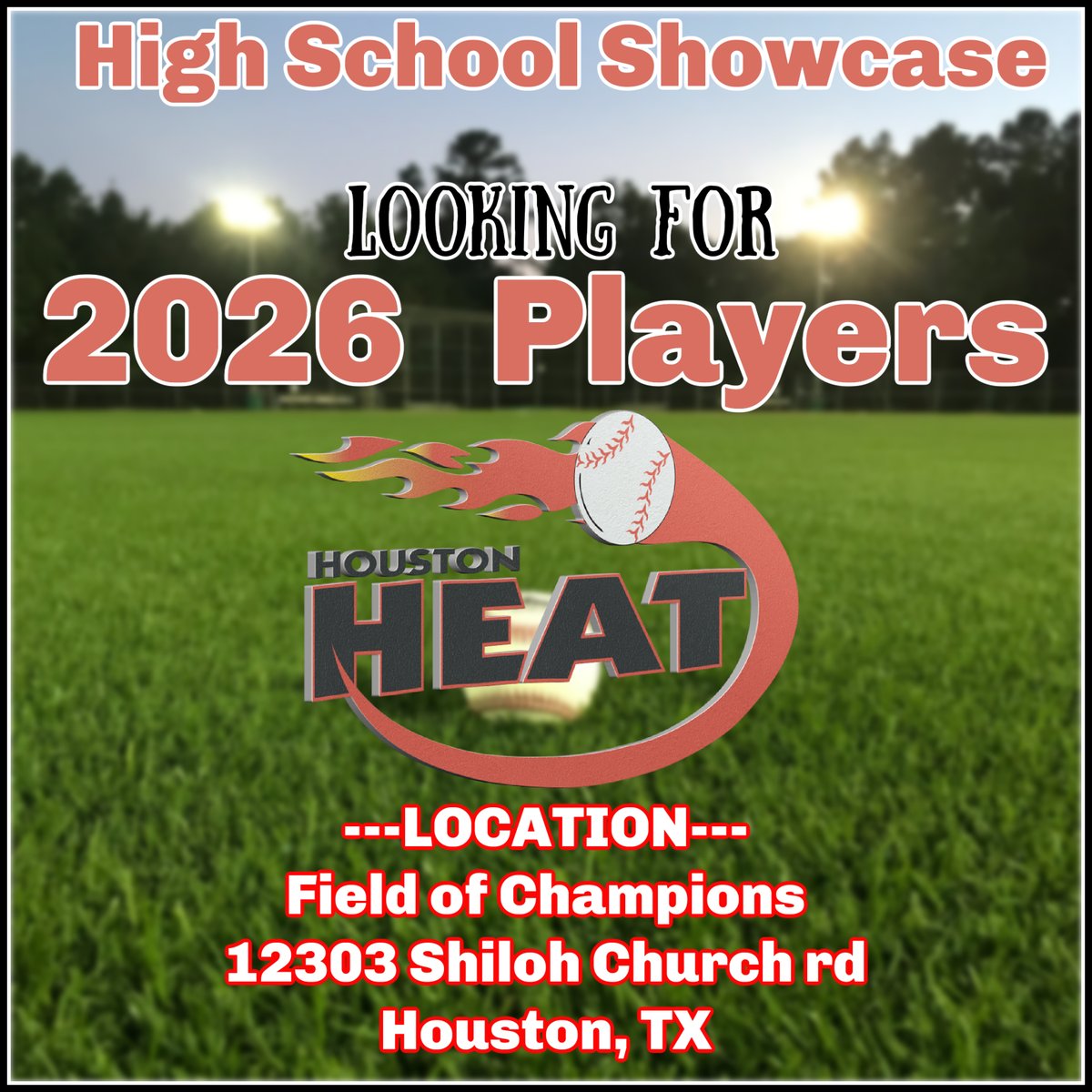 Looking for a few more 2026 players for our Fall showcase team. Email bearbay11@yahoo.com for a tryout