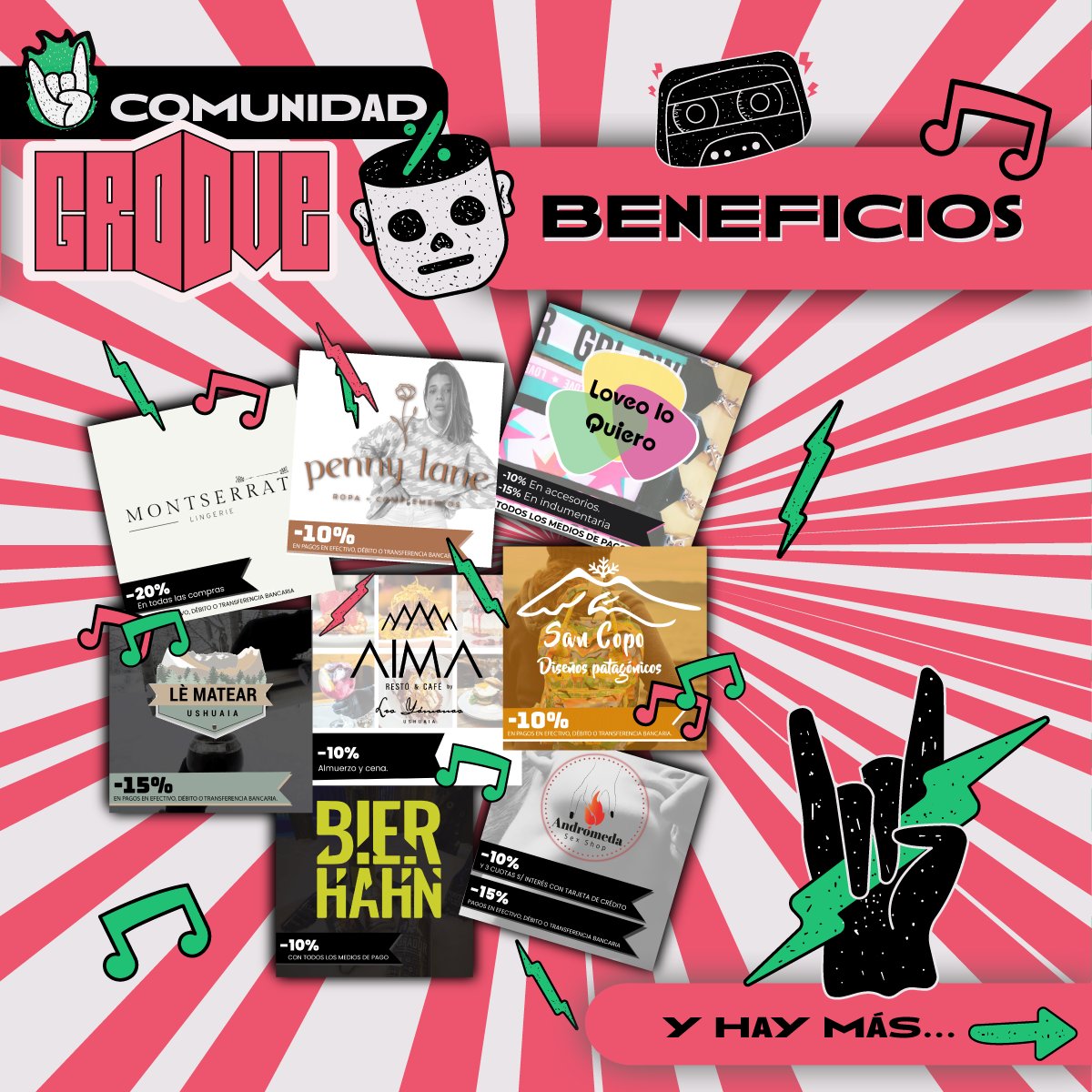 GroovefmOk's tweet photo. 🥰¡ANTES QUE NADA QUEREMOS SEGUIR DÁNDOLES LAS GRACIAS!

🤝GRACIAS A QUIENES SE SUMAN SEMANA A SEMANA A LA COMUNIDAD🤝

👉🏼SI TODAVÍA NO TE SUMASTE, TE CONTAMOS: https://t.co/l6s7YcMClZ