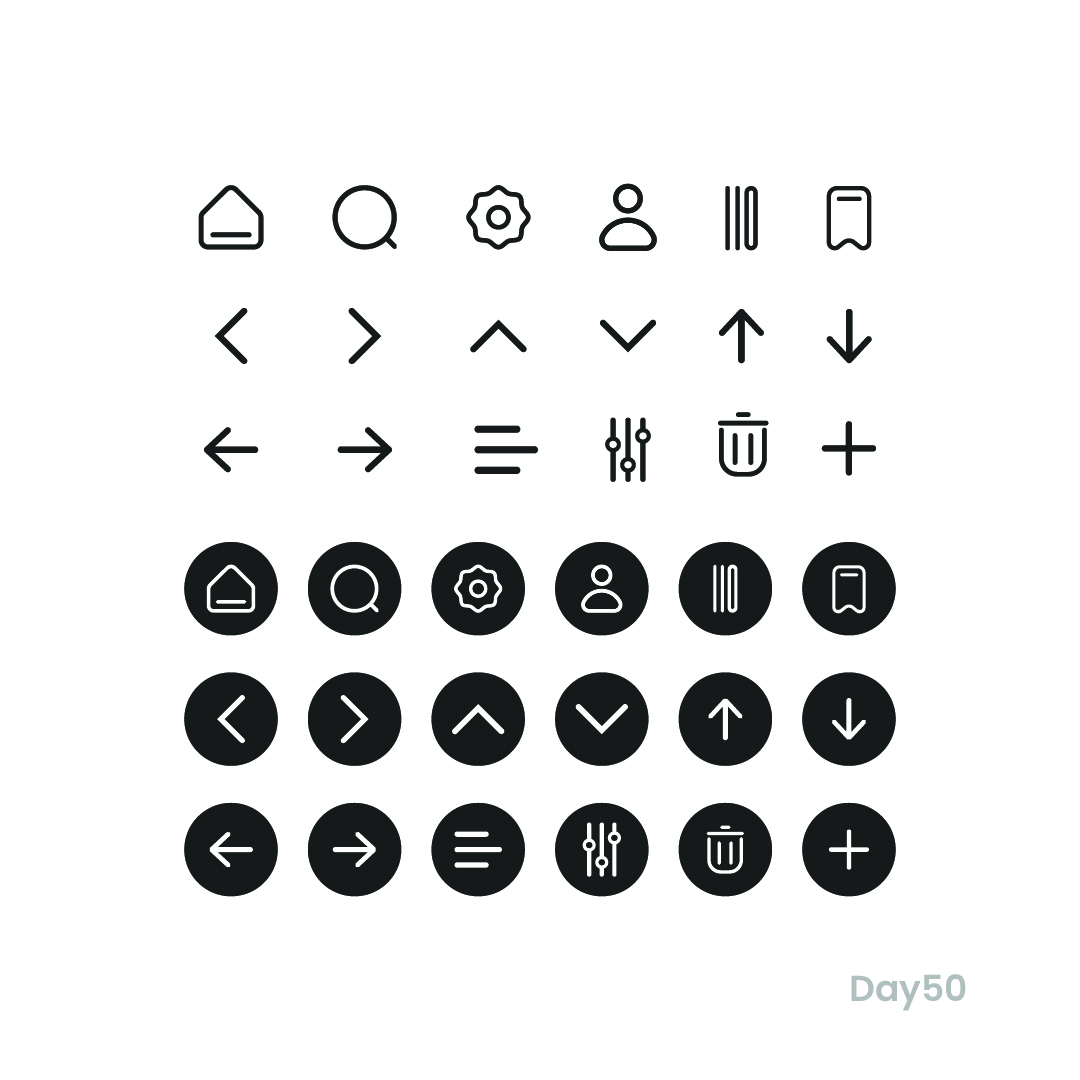 RaphOliver_'s tweet photo. #Day50 of 60
I decided to deviate from designing screens so I designed a small icon set. Tbh, it's way harder than it looks π
π
@Ihechikara2 @u_ephraim @obumnwabude @officialemeka_c @OlohijereFaith @kc_ibeh @Aise_Idahor @stephanieorkuma
#our60daysofdesign #100daysofdesign https://t.co/lnbsXVF1mW