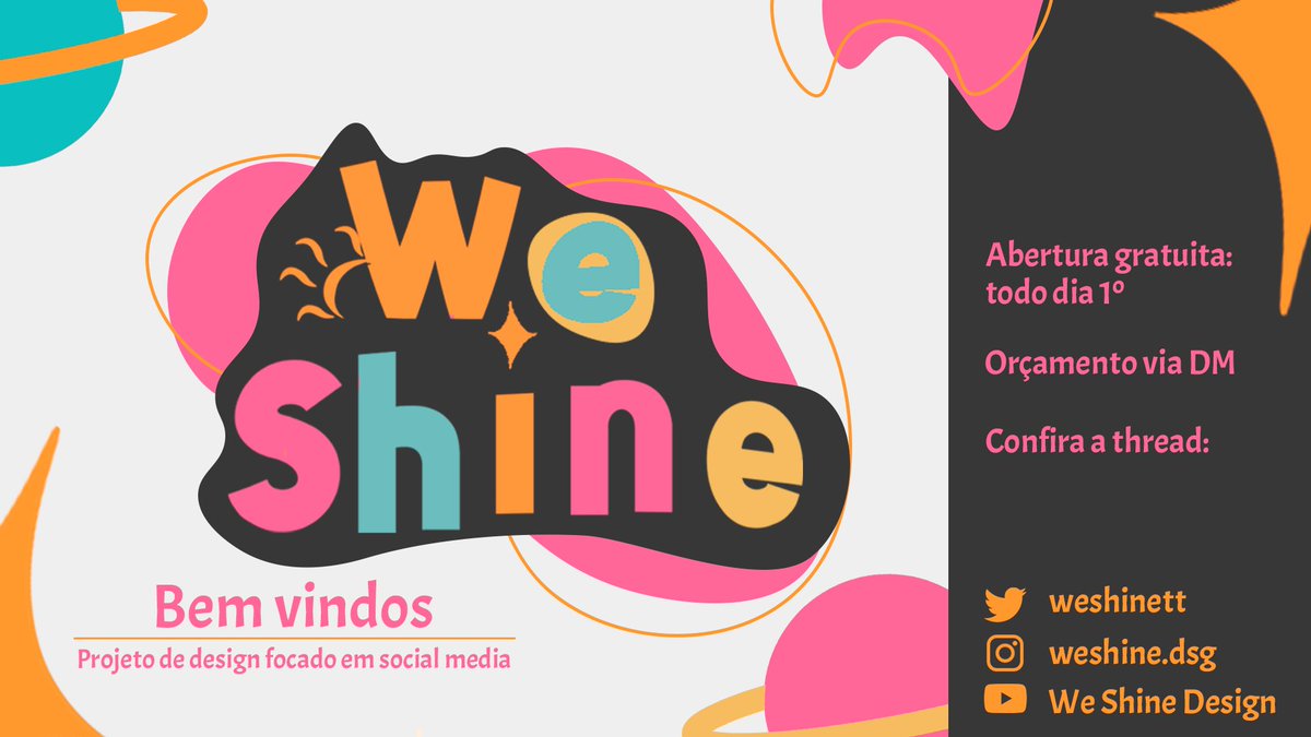 We Shine Design - HIATUS tweet media
