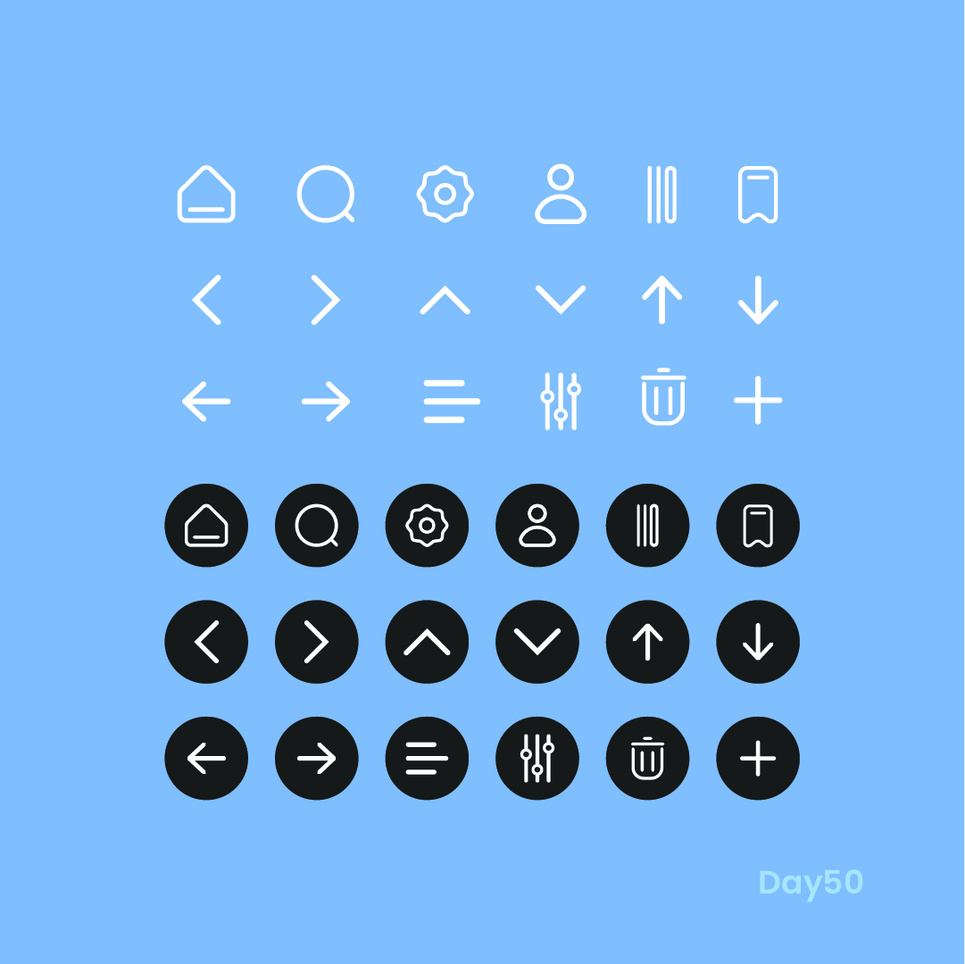 RaphOliver_'s tweet photo. #Day50 of 60
I decided to deviate from designing screens so I designed a small icon set. Tbh, it's way harder than it looks π
π
@Ihechikara2 @u_ephraim @obumnwabude @officialemeka_c @OlohijereFaith @kc_ibeh @Aise_Idahor @stephanieorkuma
#our60daysofdesign #100daysofdesign https://t.co/lnbsXVF1mW