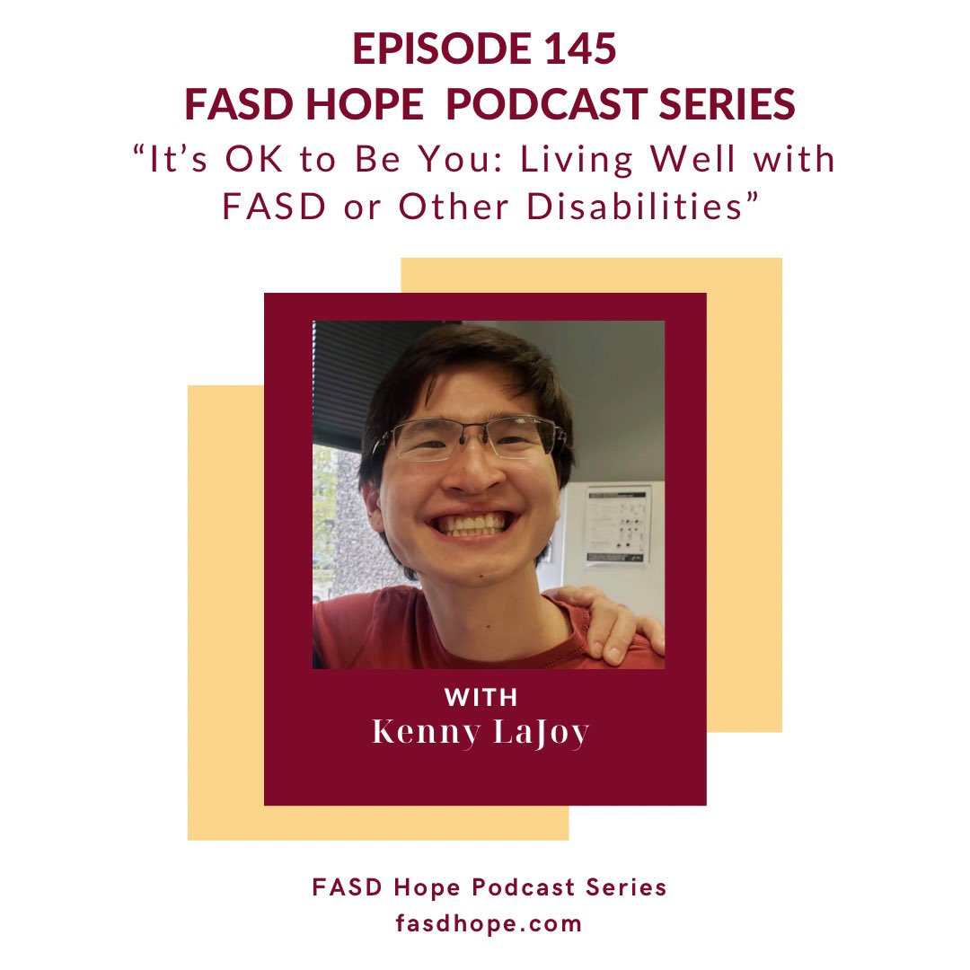 fasdhope's tweet photo. #NewEpisodeAlert- In Episode 145 of #fasdhopepodcast, listen to the story behind the new book “It’s OK to Be You: Living Well with FASD or Other Disabilities” by Kenny LaJoy! #itsoktobeyou #newbook #FASDbook #FASD #focusonstrengths #affirmations
https://t.co/ipUyNwOi1j https://t.co/C1oW6LQwE5