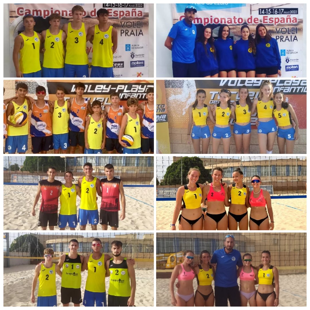 meca_javi's tweet photo. 8 Campeonatos de España de clubes con el CD La Manga y 1 Campeonato de España de selecciones autonómicas con la selección murciana. 

Julio y Agosto, disfrutando lo que tanto había soñado. 
Voley Playa! https://t.co/anbDu2ylG9