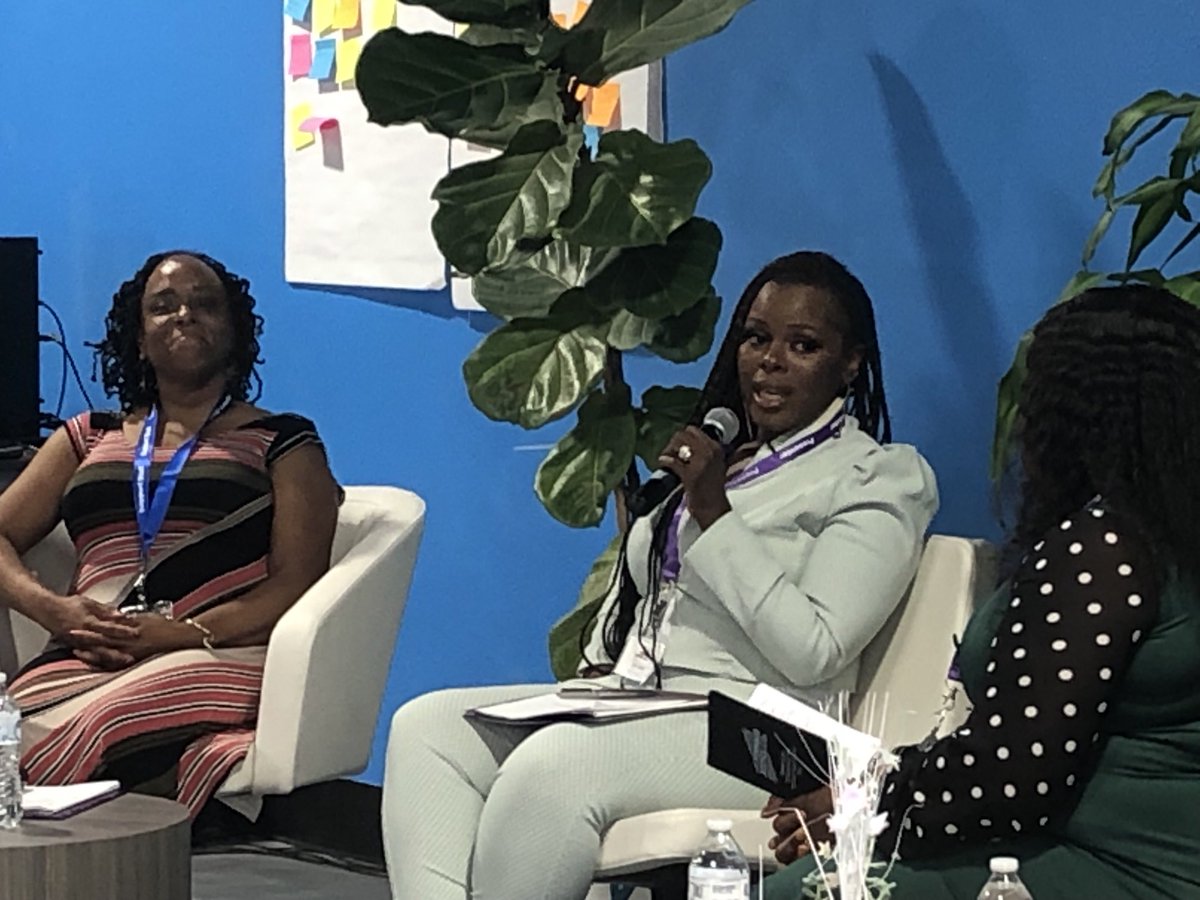 MargaridaJorg17's tweet photo. ⁦@sheena_meade⁩ with other Black women leaders sharing strategy and wisdom at #GroundingTheSouth https://t.co/dsCVfNdkxL