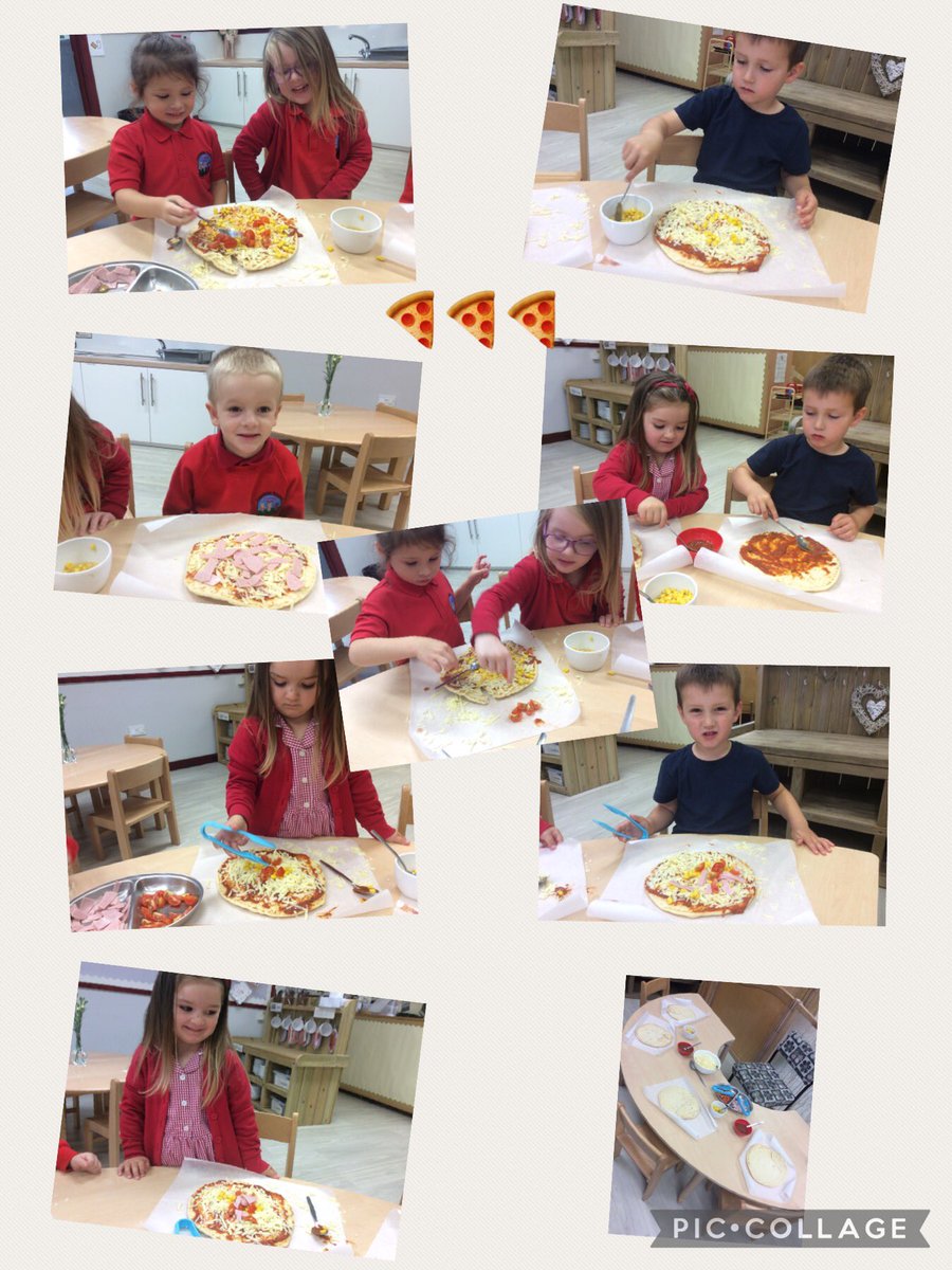 Comely_Nursery's tweet photo. Today some of our returners helped our new children make pizza as a larder option for lunch. Embedding #MarvellousMealtimes principles and values from the beginning. #independence #skillsforlearningandlife https://t.co/KXSUwyYe6C