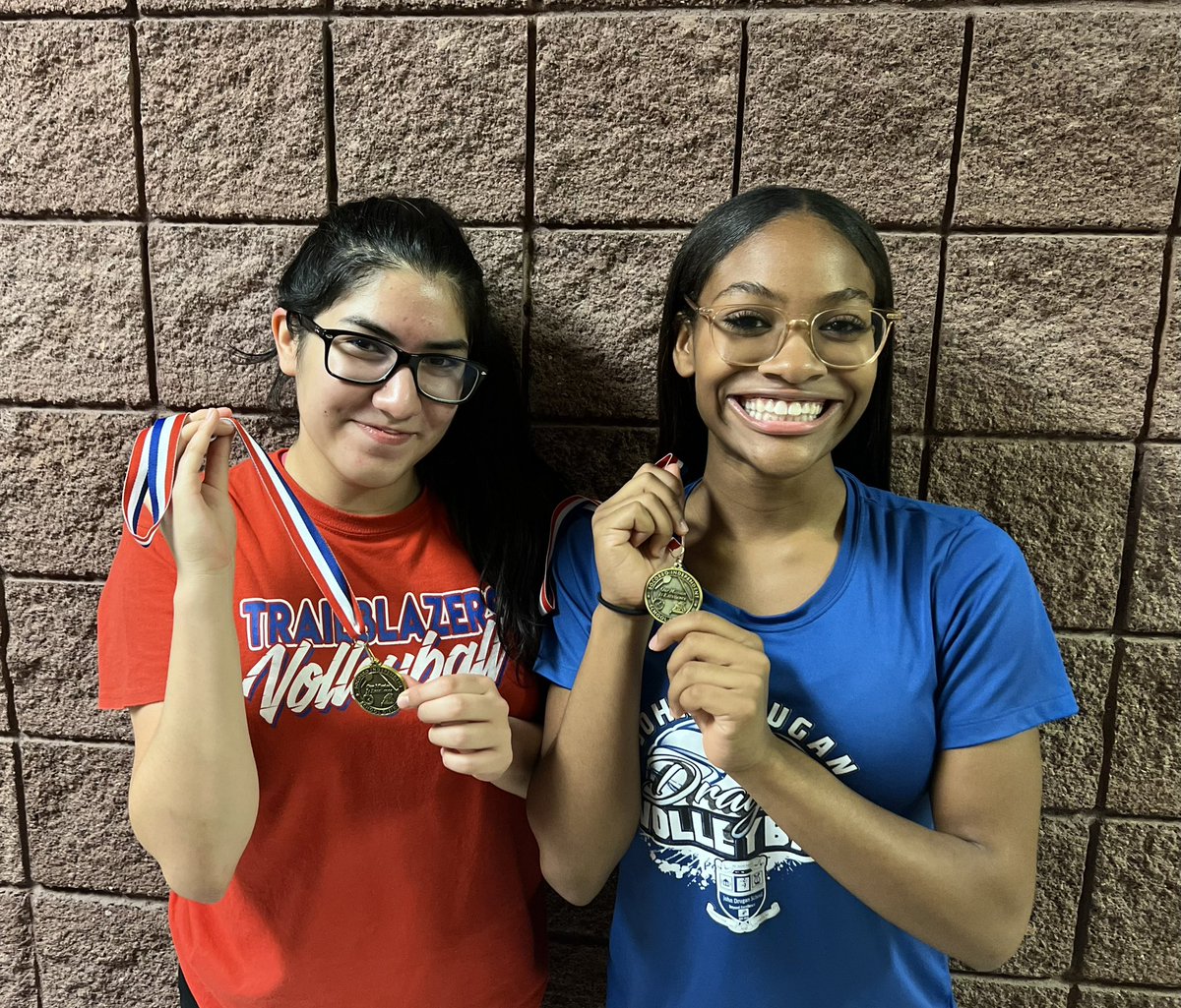 🚨BlazerNation🚨
Please help me congratulate Amanda and JoJo for being selected to the All-Tournament team this past weekend at Pebble Hills. Congratulations ladies on your outstanding performance. Your Volleyball family is proud of you!!! 

<a href="/Americas_HS/">Nancy Torres</a>   #BlazerNation