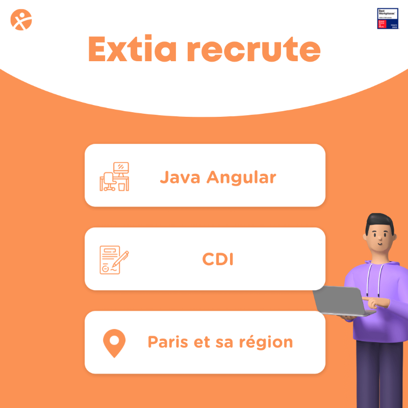 Extia_conseil's tweet photo. [Le #job de la semaine]

Nous recrutons !

🔍 Développeur Java Angular

🇫🇷 Paris et sa région

​📝​ CDI

Rejoignez-nous en postulant sur notre site web !

(On accepte aussi les DM 😉)

#Dev #Java #Angular #Développeur #JavaAngular #CDI