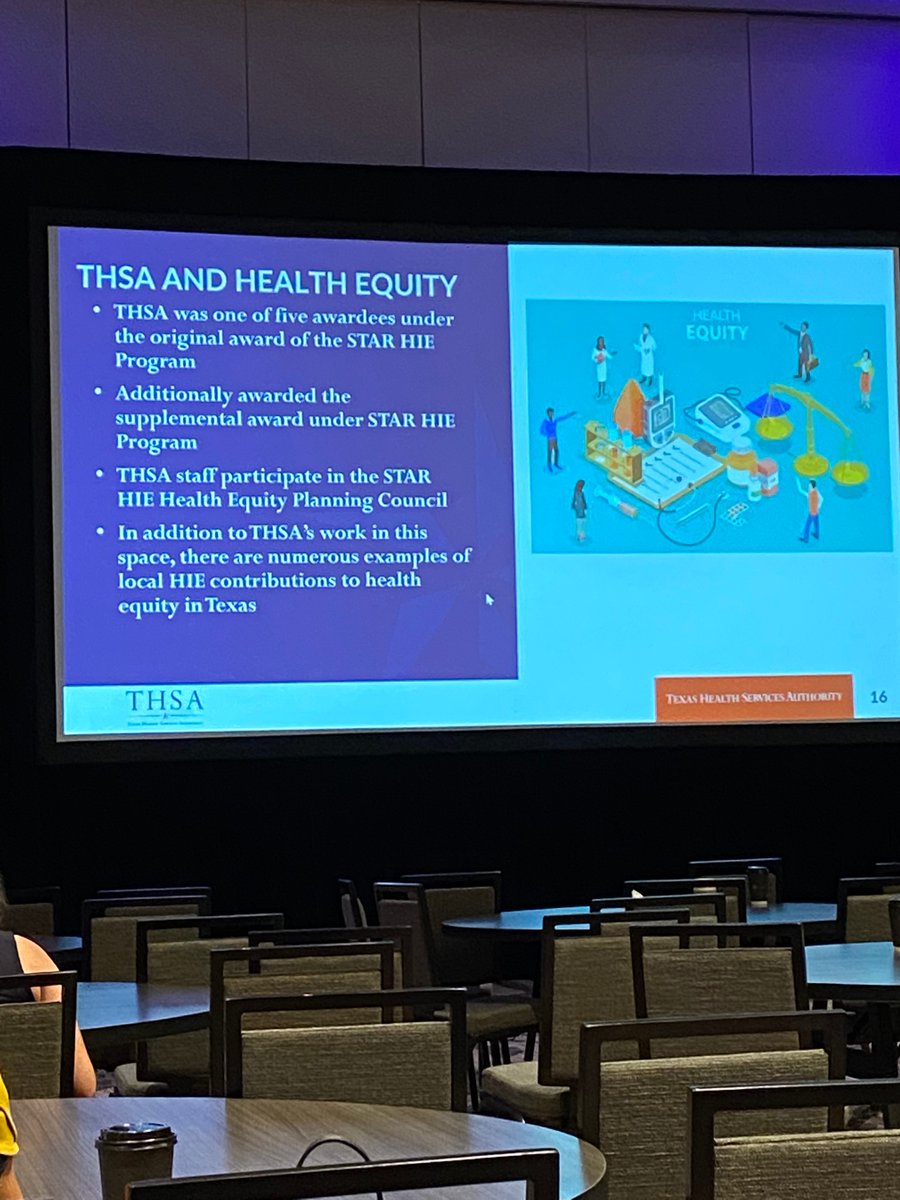 George Gooch talks THSA support of health equity in Texas. Shout out to Knox County, Audacious Inquiry, and Parkland as THSA innovation partners!  <a href="/THSA_HealthIT/">THSA_HealthIT</a>