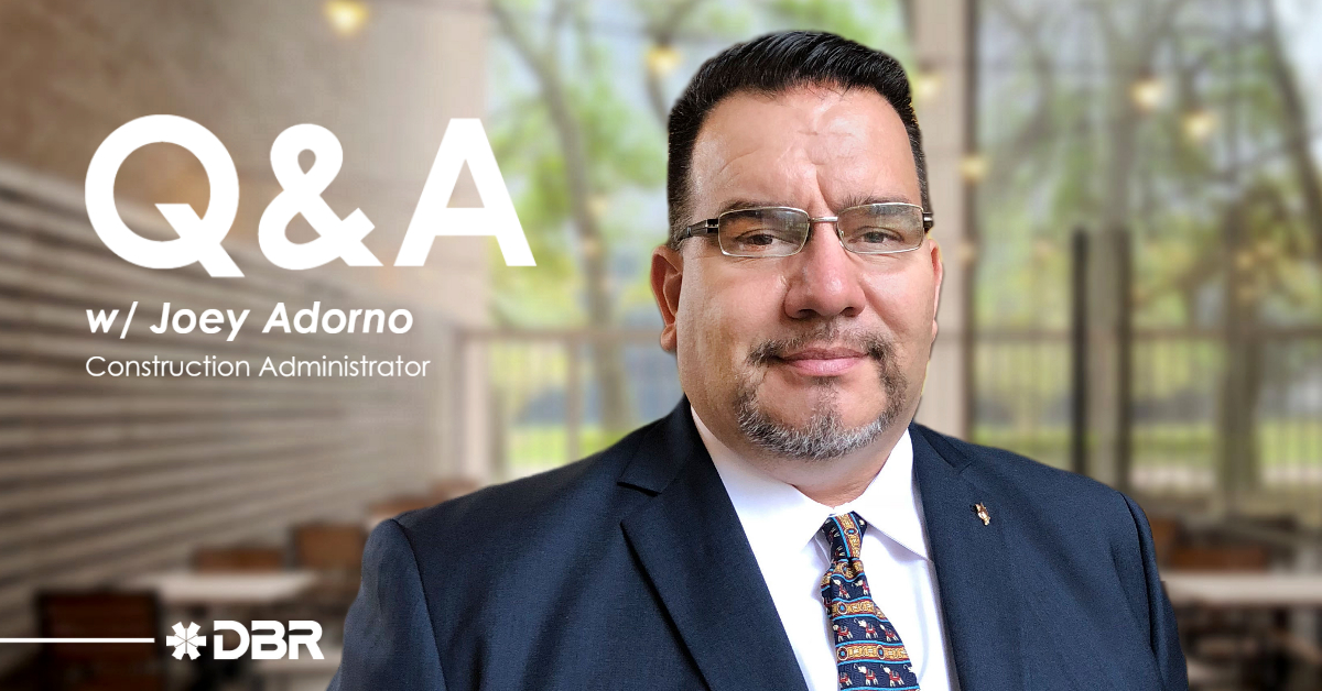 DBR Engineering on Twitter "Joey Adorno serves DBR as a Construction