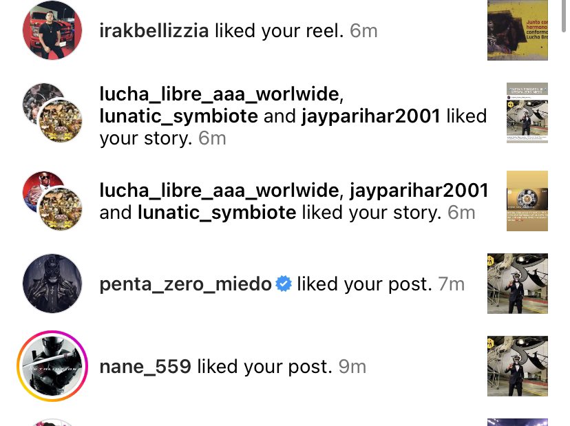 Captain Penta liked my post!! ❤️💚🤍 @PENTAELZEROM gracias