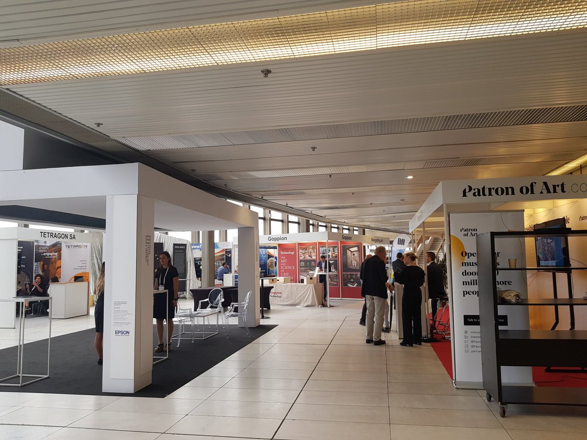 peinadormarta's tweet photo. Don't miss the #MuseumFair in @IcomGC Many companies offer #technology solutions for museums. #DigitalExhibitions #apps #Audiovisuals 
Imprescindible visitar la Feria de empresas en #ICOMPrague2022 #museos #tecnologia #ExposicionesDigitales https://t.co/EdFSQmlP2b