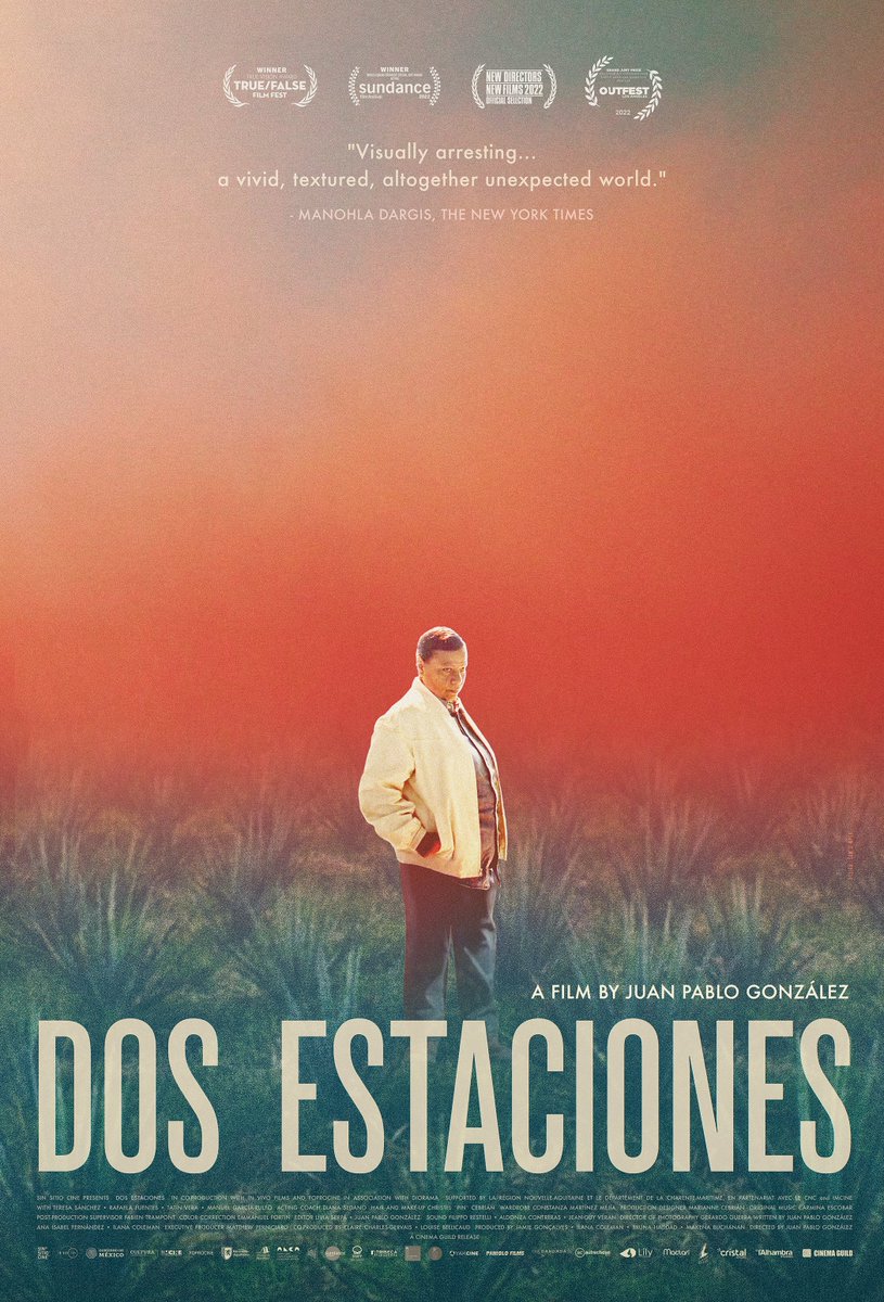 Our poster for <a href="/juanilko/">Juan Pablo González</a>'s "visually arresting" <a href="/sundancefest/">Sundance Film Festival</a> prizewinner DOS ESTACIONES. Opens 9/9 at <a href="/IFCCenter/">IFC Center</a>; 9/16 in select theaters.