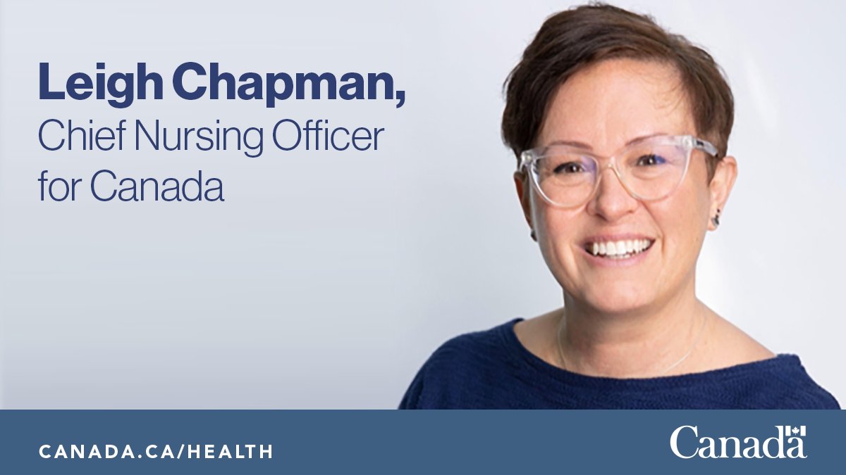 The Government of Canada is pleased to announce Leigh Chapman as the new Chief Nursing Officer for Canada! Read more: ow.ly/ouo650KqlWQ