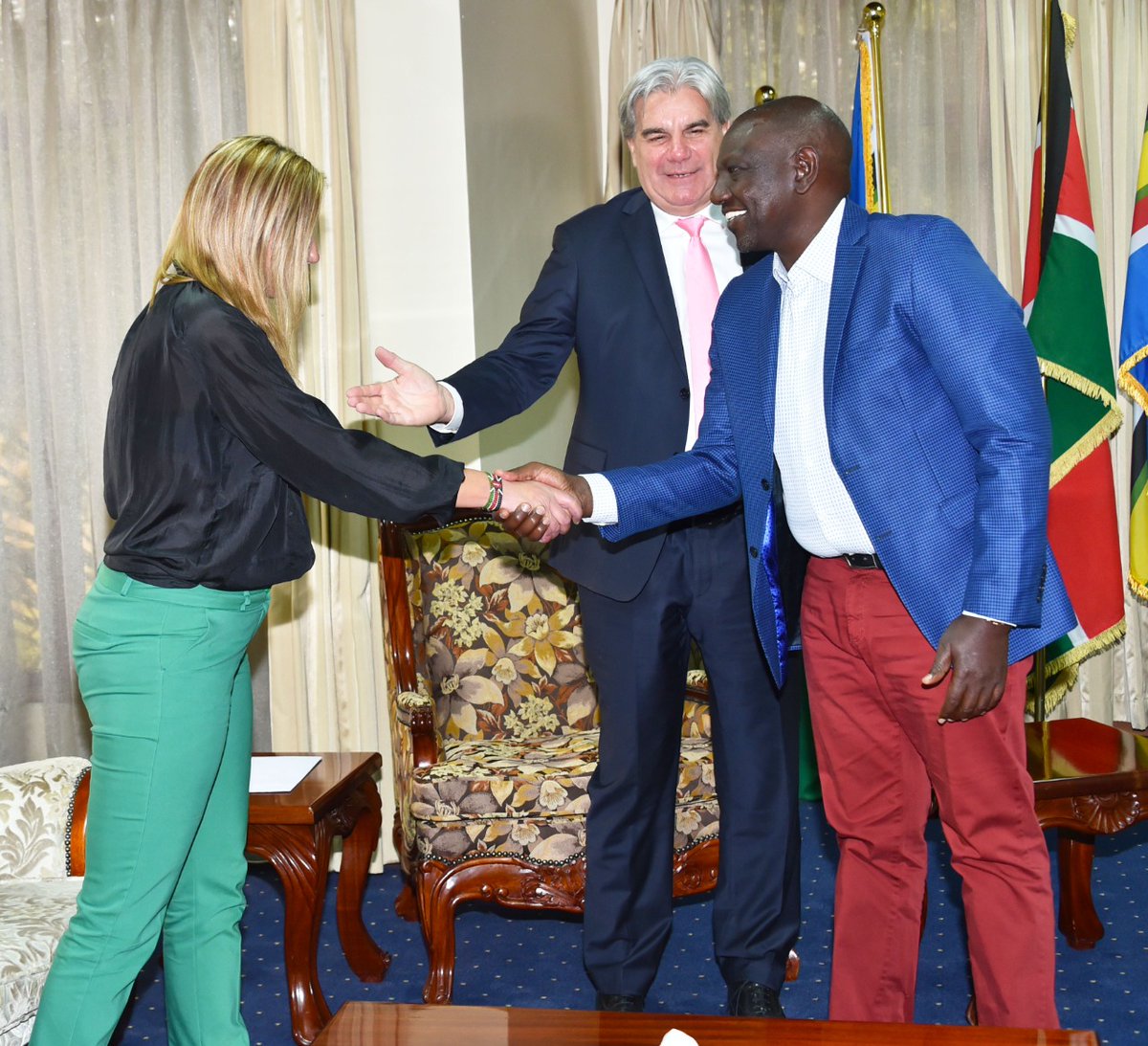 Appreciated a message of goodwill from Serbia that was delivered by Ambassador Dragan Zupanjevac at the Karen Office, Nairobi County.