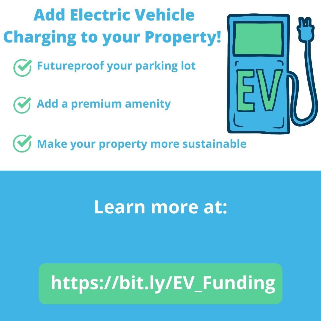 Own property with public or multi-family parking? 🚙⚡️
 
See if you qualify for funding incentives that could help cover the cost of installing Electric Vehicle Chargers at your property.

Learn more at: bit.ly/EV_Funding
#ev #evcharging