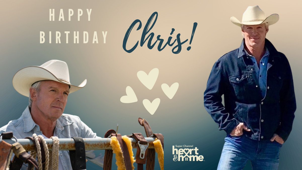 SCHeartHome's tweet photo. Wishing a very Happy Birthday to handsome #Heartland star #ChrisPotter!ย ๐๐โค๏ธ #TimFleming https://t.co/tbe9P7GKas