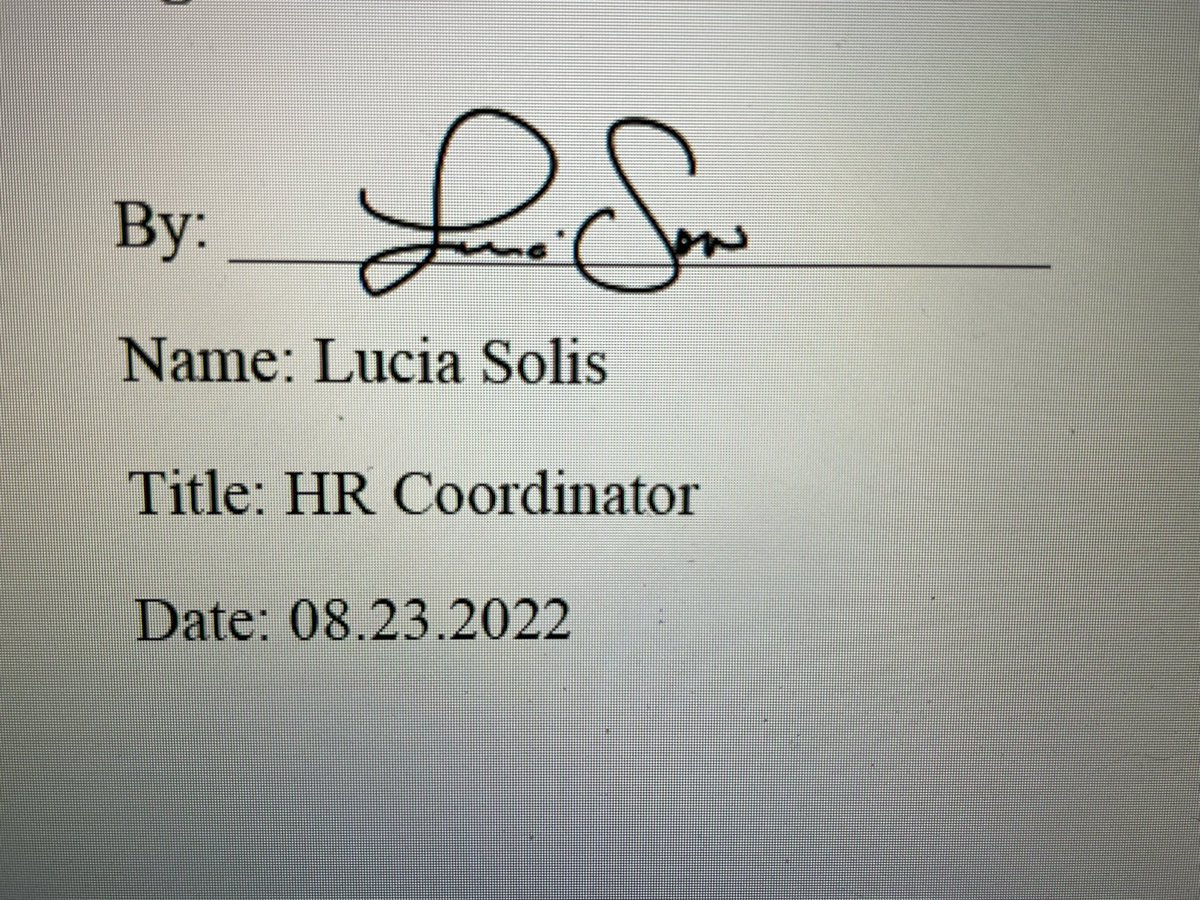 LuciaSooolis's tweet photo. Idk who the hell let me be an HR Coordinator 🥴😂 https://t.co/O8p8jhP3ZD