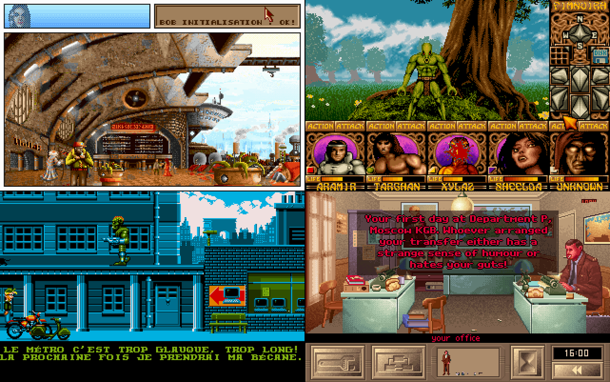 Gamrok's tweet photo. Other great French video games that marked the year 1992 💖

2/

#BAT2 #KoshanConspiracy #Ishar #BargonAttack #KGB #RetroGaming https://t.co/0xIlNaIvKq