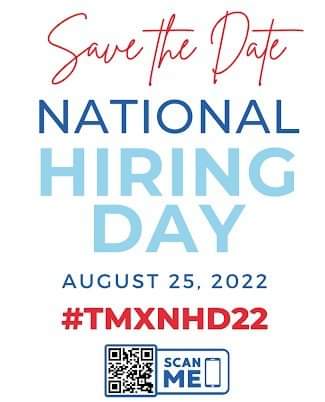D1since2012's tweet photo. It's National Hiring Day at TMX Finance! We have openings market, and we are conducting open interviews at every office this Thursday, August 25. You could be a click away from your next career move!! https://t.co/qcbiQ95s2q
@NathanAndersen9
@DebraLow41 @JimVaughanTMX https://t.co/mKZHuTDbSR