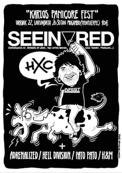 zaratazarautz's tweet photo. Merezitako omenaldia karlosi!! #Seeinred #Adrenalized #HellDivision #PatoPato #HorroryMuerte https://t.co/go784b1fGX